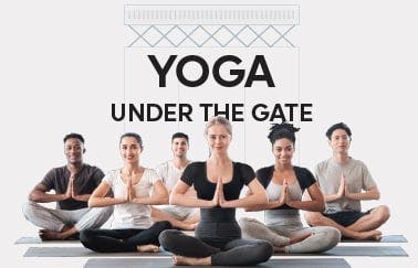 Yoga Under the Gate